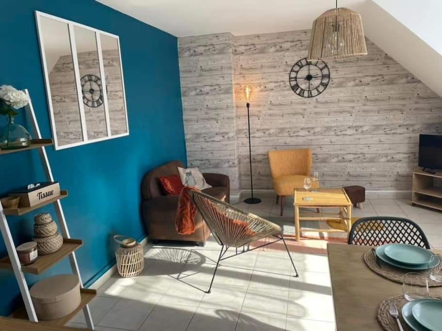 Joli Appartement Bord De Mer 르 포르텔 외부 사진